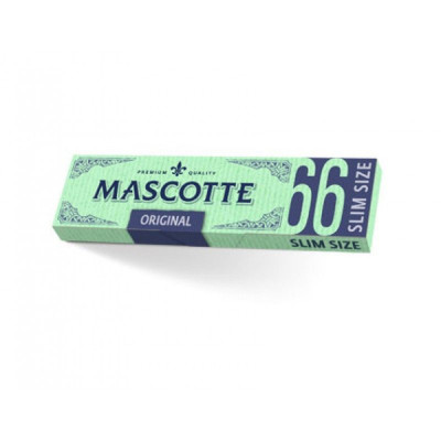 Бумага для самокруток MASCOTTE Original Slim size 66