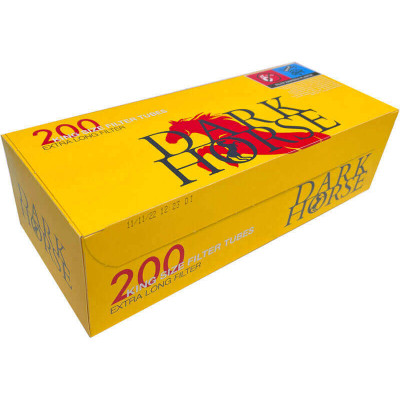 Гильзы сигаретные Dark Horse Extra Long Filter 200 шт.