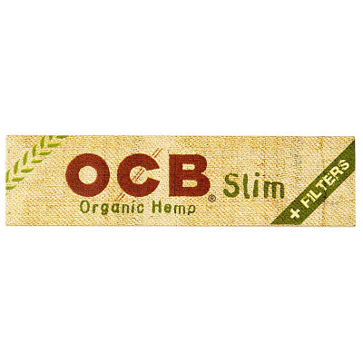 Бумага для самокруток OCB Organic Hemp Slim + Filters
