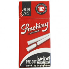 Фильтры сигаретные  «Smoking» Pre-cut  Slim Filters tips/102