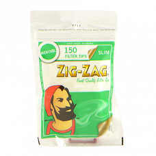 Сигаретные фильтры Zig-Zag Slim Menthol (10x150 шт)