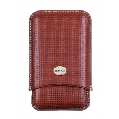 Футляр Jemar 464-3-Silver-Brown на 3 сигары