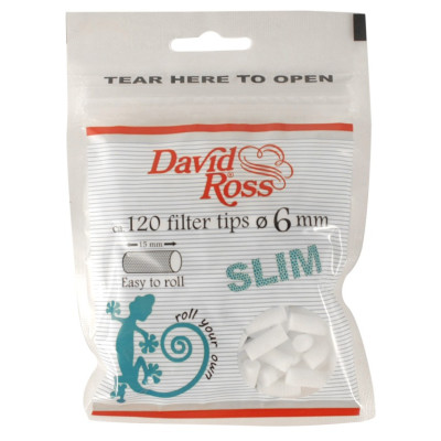Фильтры для самокруток David Ross 6 mm