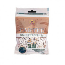 Фильтры для самокруток Cartel Slim Bio 6 mm