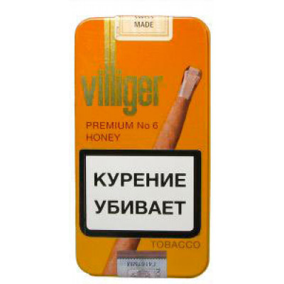 Сигариллы Villiger Premium № 6 Honey Tip