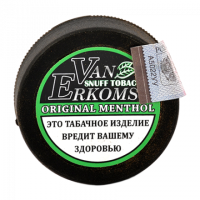 Нюхательный табак Van Erkoms Original Menthol 10г.