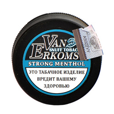 Нюхательный табак Van Erkoms Strong Menthol 10г.