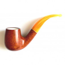 Трубка BREBBIA Sun 834 (Ambra meershaum bowl) 9mm