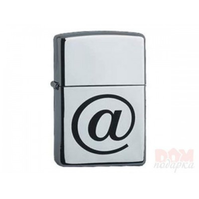 Зажигалка Zippo 200 Internet Brushed Chrome