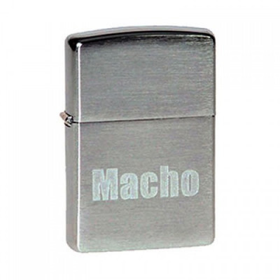 Зажигалка Zippo 200 Macho Brushed Chrome