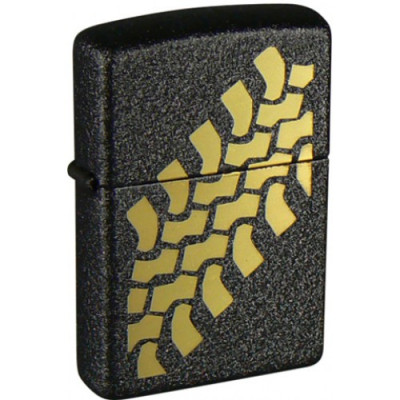 Зажигалка Zippo 236 Tire Track Black Crackle