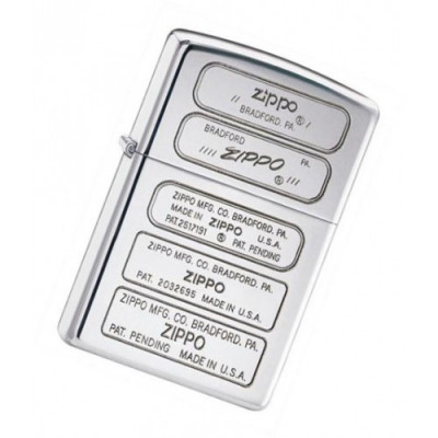 Зажигалка Zippo 28381 Stamped High Polish Chrome